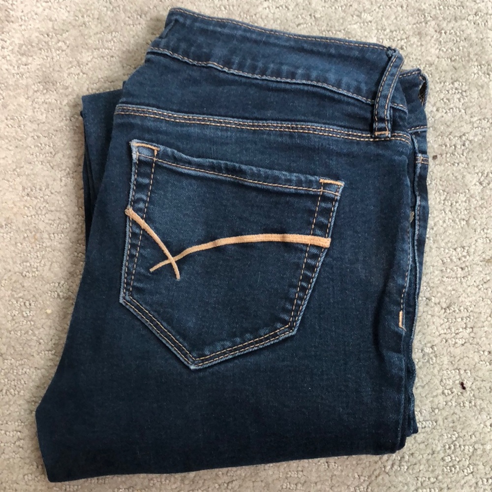 Dark blue jeans